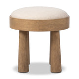 A simple, charming stool with an oak wood veneer finish and performance fabric-upholstered seat. Tapered legs add subtle character. Performance fabrics are specially created to withstand spills, stains, high traffic and wear, ensuring long-term comfort and unmatched durability. Amethyst Home provides interior design, new home construction design consulting, vintage area rugs, and lighting in the Winter Garden metro area.