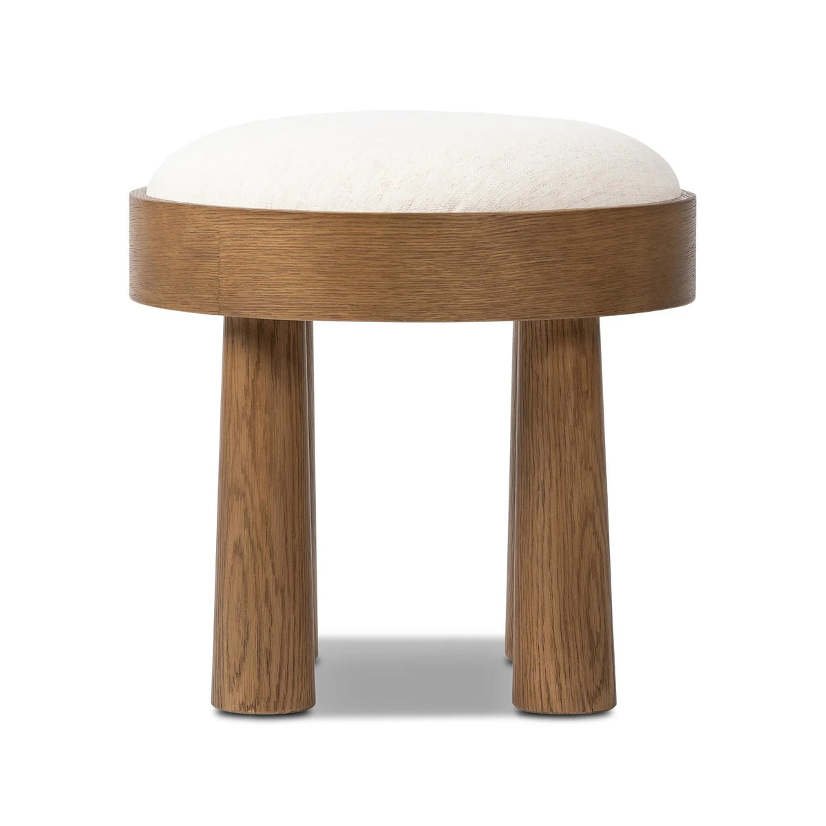 Louise Nomad Snow Accent Stool | shipping 10/11/2025