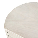 Featuring Lunas Bleached Guanacaste Executive Desk by Four Hands at Amethyst Home. With soft, fluid shaping, bleached Guanacaste forms a sculpted silhouette, with natural high and lows. Dual push-latch doors and interior shelving offer ample storage space. A fully finished front and back offer the option for float styling within a room.Overall Dimensions: 72.00. Amethyst Home provides interior design, new home construction design consulting, vintage area rugs, and lighting in the Miami metro area.