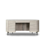 Featuring Lunas Bleached Guanacaste Executive Desk by Four Hands at Amethyst Home. With soft, fluid shaping, bleached Guanacaste forms a sculpted silhouette, with natural high and lows. Dual push-latch doors and interior shelving offer ample storage space. A fully finished front and back offer the option for float styling within a room.Overall Dimensio. Amethyst Home provides interior design, new home construction design consulting, vintage area rugs, and lighting in the Salt Lake City metro area.