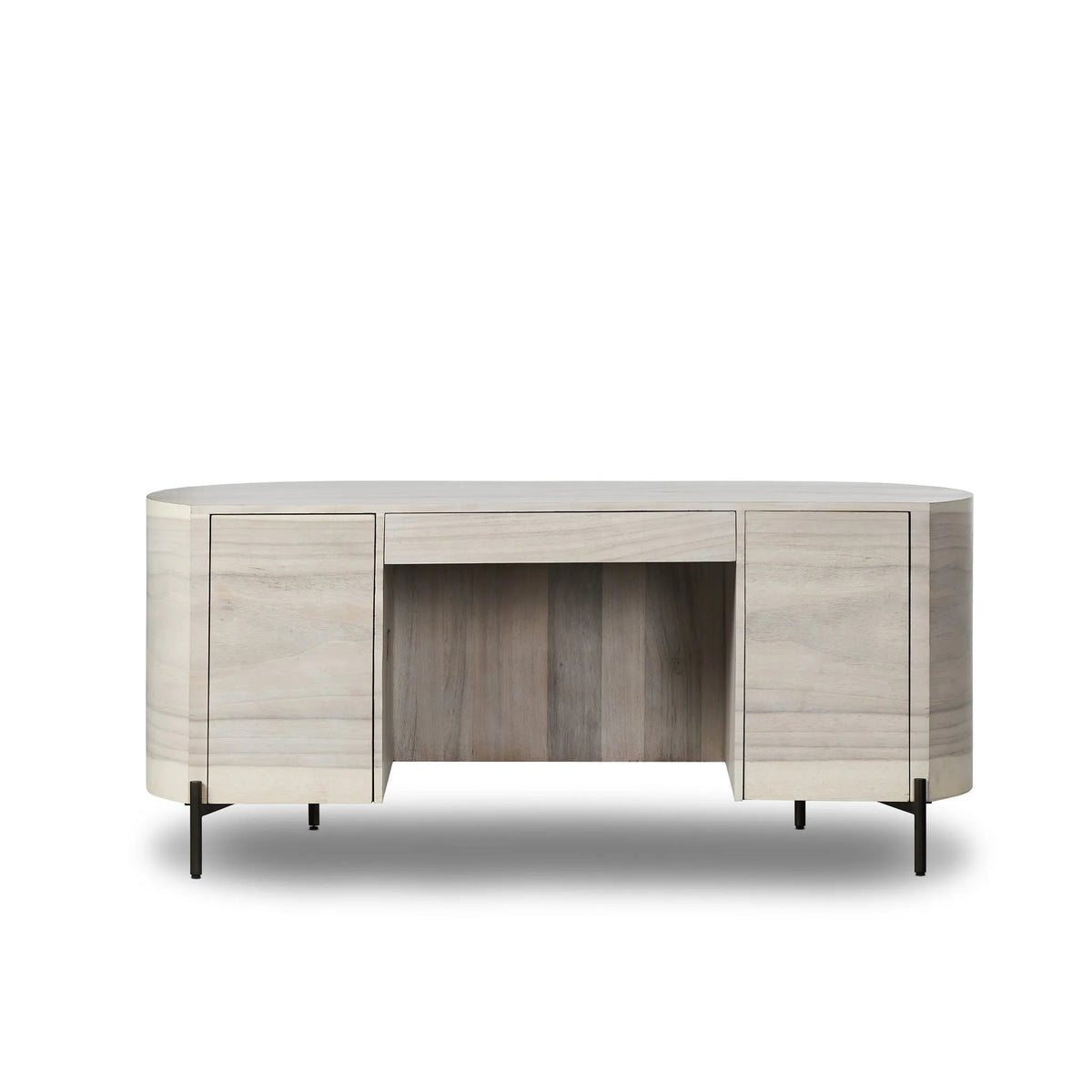 Lunas Bleached Guanacaste Executive Desk | ready to ship!