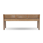 A fresh take on late designer Pierre Jeanneret's iconic seating styles. Our design updates the classic look with a coastal feel, pairing woven cane seating with toasted sungkai frame.As lovers of clean design at Amethyst, we love the nature inspired Lutz Accent Bench - Toasted Sungkai. Amethyst Home provides interior design, new home construction design consulting, vintage area rugs, and lighting in the Monterey metro area.