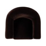 This updated take on the traditional tub chair pairs rich black top-grain leather with solid ash to shape a sculpted seat with exaggerated depth. Amethyst Home provides interior design, new home construction design consulting, vintage area rugs, and lighting in the Los Angeles metro area.