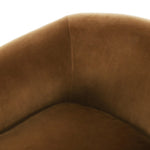 A fresh take on the traditional tub chair, with exaggerated depth for drama and comfort. Solid wood legs intersect upholstery for clean contrast and scale. This item has limited online distribution and may not be sold on websites without prior approval Amethyst Home provides interior design, new home construction design consulting, vintage area rugs, and lighting in the Austin metro area.