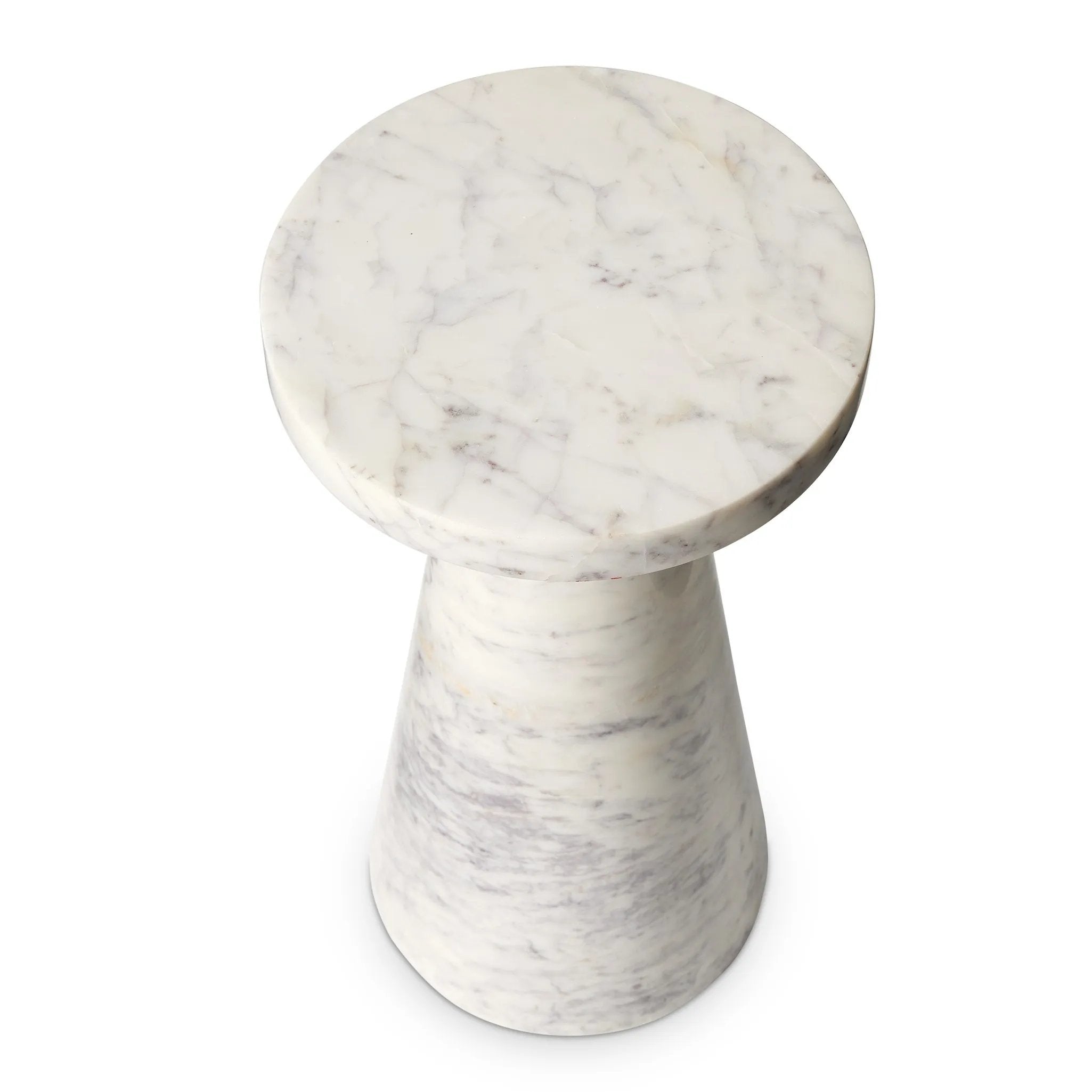 Featuring Mabel Veined White Marble Nesting End Table by Four Hands at Amethyst Home. Beautifully veined white marble brings a timeless, polished look to a versatile end table.ShortOverall Dimensions: 10.00"w x 10.00"d x 20.50"hWeight: 79.32 lbsTallOverall Dimensions: 8.00"w x 8.00"d x 23.00"hWeight: 52.16 lbsMaterials: Solid Marble. Amethyst Home provides interior design, new home construction design consulting, vintage area rugs, and lighting in the Austin metro area.