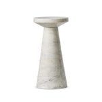 Featuring Mabel Veined White Marble Nesting End Table by Four Hands at Amethyst Home. Beautifully veined white marble brings a timeless, polished look to a versatile end table.ShortOverall Dimensions: 10.00"w x 10.00"d x 20.50"hWeight: 79.32 lbsTallOverall Dimensions: 8.00"w x 8.00"d x 23.00"hWeight: 52.16 lbsMaterials: Solid Marble. Amethyst Home provides interior design, new home construction design consulting, vintage area rugs, and lighting in the Winter Garden metro area.