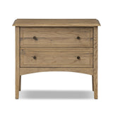 Featuring Maggie Aged Smoked Oak Resawn Nightstand by Four Hands at Amethyst Home. A cleanly shaped six-drawer dresser is crafted from aged smoked oak, highlighting the wood?s natural grain. Roomy drawers offer plenty of space for bedroom storage, while the slim, tapered legs give the piece a subtle lift, creating a grounded look.Overall Dimensions: 30.00"w. Amethyst Home provides interior design, new home construction design consulting, vintage area rugs, and lighting in the Park City metro area.