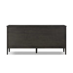 Featuring Maggie Smoked Black Oak Veneer 6 Drawer Dresser by Four Hands at Amethyst Home. A cleanly shaped six-drawer dresser is crafted from smoked black oak, highlighting the wood's natural grain. Roomy drawers offer plenty of space for bedroom storage, while the slim, tapered legs give the piece a subtle lift, creating a grounded look.Overall Dimension. Amethyst Home provides interior design, new home construction design consulting, vintage area rugs, and lighting in the Kansas City metro area.