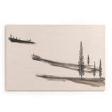 Inspired by nature, society and day-to-day life, Bangalore-based artist Santhosh CH's original piece is printed on a maple panel and framed as a wood box for a gallery-quality look. Graining and texture from the backer show through slightly for a unique look on each piece. If not currently in stock, this piece ships within three weeks. Amethyst Home provides interior design, new home construction design consulting, vintage area rugs, and lighting in the Omaha metro area.