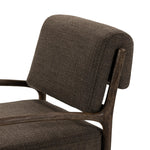 Featuring Maguire Gibson Mink Desk Chair by Four Hands at Amethyst Home. Foldover back detailing brings a sense of softness to a comfort-driven desk chair upholstered in high-performance fabric. Height adjustable with a 360-degree swivel.Overall Dimensions: 22.25"w x 28.50"d x 33.50"hWeight : 37.48 lbsMaterials: 97% Polyester, 3% Acrylic, Aluminum, Solid Parawo. Amethyst Home provides interior design, new home construction design consulting, vintage area rugs, and lighting in the Tampa metro area.