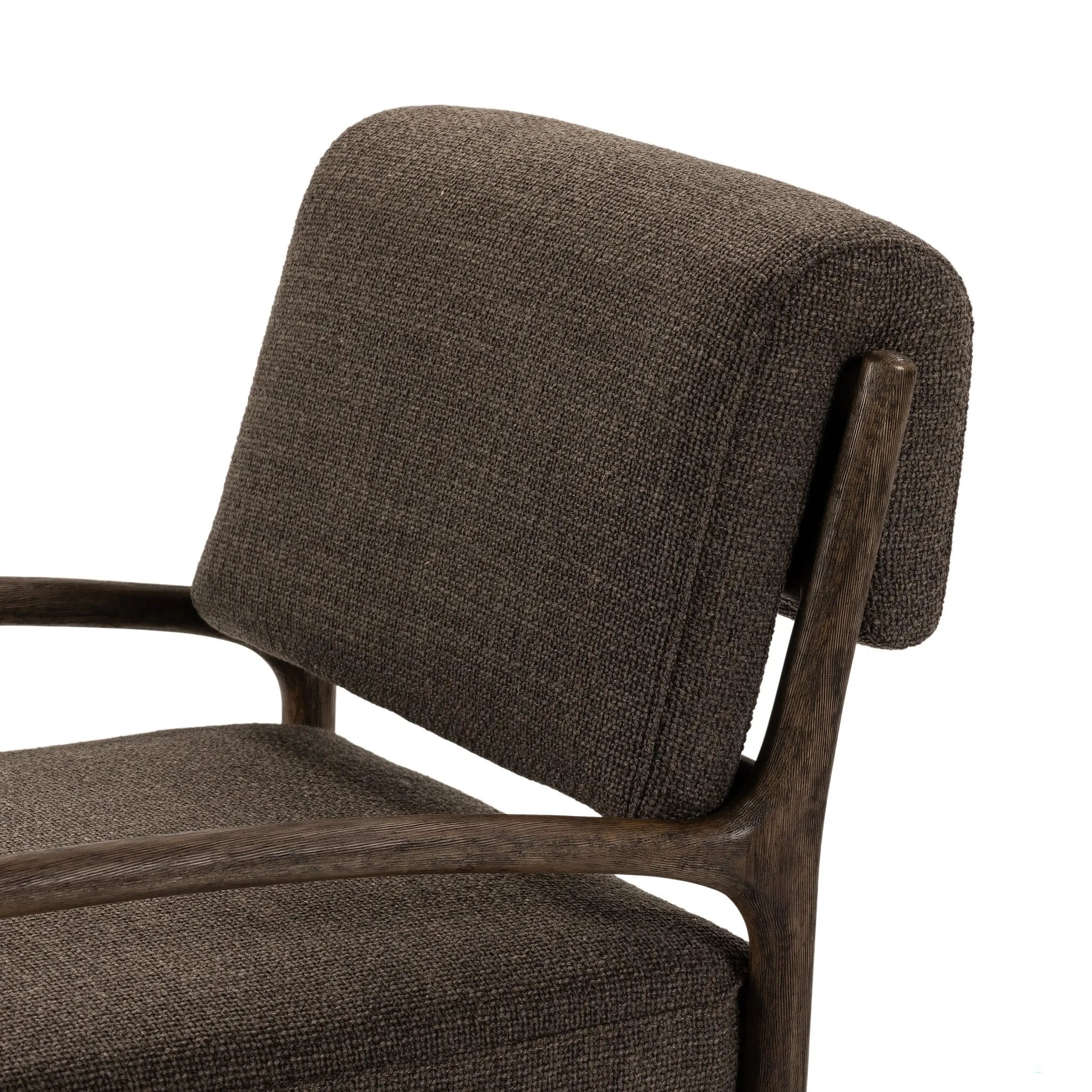 Featuring Maguire Gibson Mink Desk Chair by Four Hands at Amethyst Home. Foldover back detailing brings a sense of softness to a comfort-driven desk chair upholstered in high-performance fabric. Height adjustable with a 360-degree swivel.Overall Dimensions: 22.25"w x 28.50"d x 33.50"hWeight : 37.48 lbsMaterials: 97% Polyester, 3% Acrylic, Aluminum, Solid Parawo. Amethyst Home provides interior design, new home construction design consulting, vintage area rugs, and lighting in the Tampa metro area.