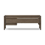 Featuring Marcela Grey Reclaimed French Oak Desk by Four Hands at Amethyst Home. Made from reclaimed French oak, a unique open frame design crafts a light look, while dark brass hardware adds warmth. Versatile grey finish, plus four drawers for generous storage space. Designed in partnership with longtime Four Hands collaborator Thomas Bina and Brazilian desig. Amethyst Home provides interior design, new home construction design consulting, vintage area rugs, and lighting in the Austin metro area.