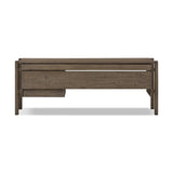 Featuring Marcela Grey Reclaimed French Oak Desk by Four Hands at Amethyst Home. Made from reclaimed French oak, a unique open frame design crafts a light look, while dark brass hardware adds warmth. Versatile grey finish, plus four drawers for generous storage space. Designed in partnership with longtime Four Hands collaborator Thomas Bina and Brazilian desig. Amethyst Home provides interior design, new home construction design consulting, vintage area rugs, and lighting in the Austin metro area.