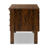 Featuring Marcela Natural Morado Veneer Desk by Four Hands at Amethyst Home. Made from natural morado with beautiful graining, this midcentury-inspired executive desk is fully finished for the option to float-style in a room.Overall Dimensions: 78.25"w x 26.50"d x 30.00"hWeight : 186.51 lbsMaterials: Morada Veneer, Engineered Hardwood. Amethyst Home provides interior design, new home construction design consulting, vintage area rugs, and lighting in the Des Moines metro area.