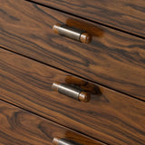 Featuring Marcela Natural Morado Veneer Desk by Four Hands at Amethyst Home. Made from natural morado with beautiful graining, this midcentury-inspired executive desk is fully finished for the option to float-style in a room.Overall Dimensions: 78.25"w x 26.50"d x 30.00"hWeight : 186.51 lbsMaterials: Morada Veneer, Engineered Hardwood. Amethyst Home provides interior design, new home construction design consulting, vintage area rugs, and lighting in the Tampa metro area.