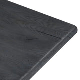Designed by Thomas Bina and Ronald Sasson, a design partnership blending both modern minimalist and Brazilian influences. Grand-scale dining table is crafted from reclaimed French oak with tapered pedestal panels connected at the base. Seats 12 Amethyst Home provides interior design, new home construction design consulting, vintage area rugs, and lighting in the Miami metro area.
