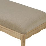 Create extra seating in any space with a timeless bench look made from solid oak and soft velvet in a worn sage hue Amethyst Home provides interior design, new home construction design consulting, vintage area rugs, and lighting in the Portland metro area.
