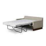 Featuring Marquez Alameda Snow Sofa Bed by Four Hands at Amethyst Home. This 76" Marquez Alameda Snow sofa is perfect for small spaces and overnight guests. Its versatile design allows for easy transformation into a comfortable bed. Expertly crafted with high-quality materials, this sofa provides both style and functionality.
Overall Dimensions: 38.0" L x 76. Amethyst Home provides interior design, new home construction design consulting, vintage area rugs, and lighting in the Portland metro area.