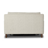 Featuring Marquez Alameda Snow Sleeper Chair by Four Hands at Amethyst Home. Transform any room into a comfortable guest space with the Marquez Alameda Snow Sleeper Chair. This versatile sleeper chair easily folds out into a cozy bed, perfect for accommodating unexpected overnight guests. Its sleek and modern design adds style to your space while providing a f. Amethyst Home provides interior design, new home construction design consulting, vintage area rugs, and lighting in the Dallas metro area.