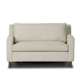 Featuring Marquez Alameda Snow Sleeper Chair by Four Hands at Amethyst Home. Transform any room into a comfortable guest space with the Marquez Alameda Snow Sleeper Chair. This versatile sleeper chair easily folds out into a cozy bed, perfect for accommodating unexpected overnight guests. Its sleek and modern design adds style to your space while providing. Amethyst Home provides interior design, new home construction design consulting, vintage area rugs, and lighting in the Scottsdale metro area.