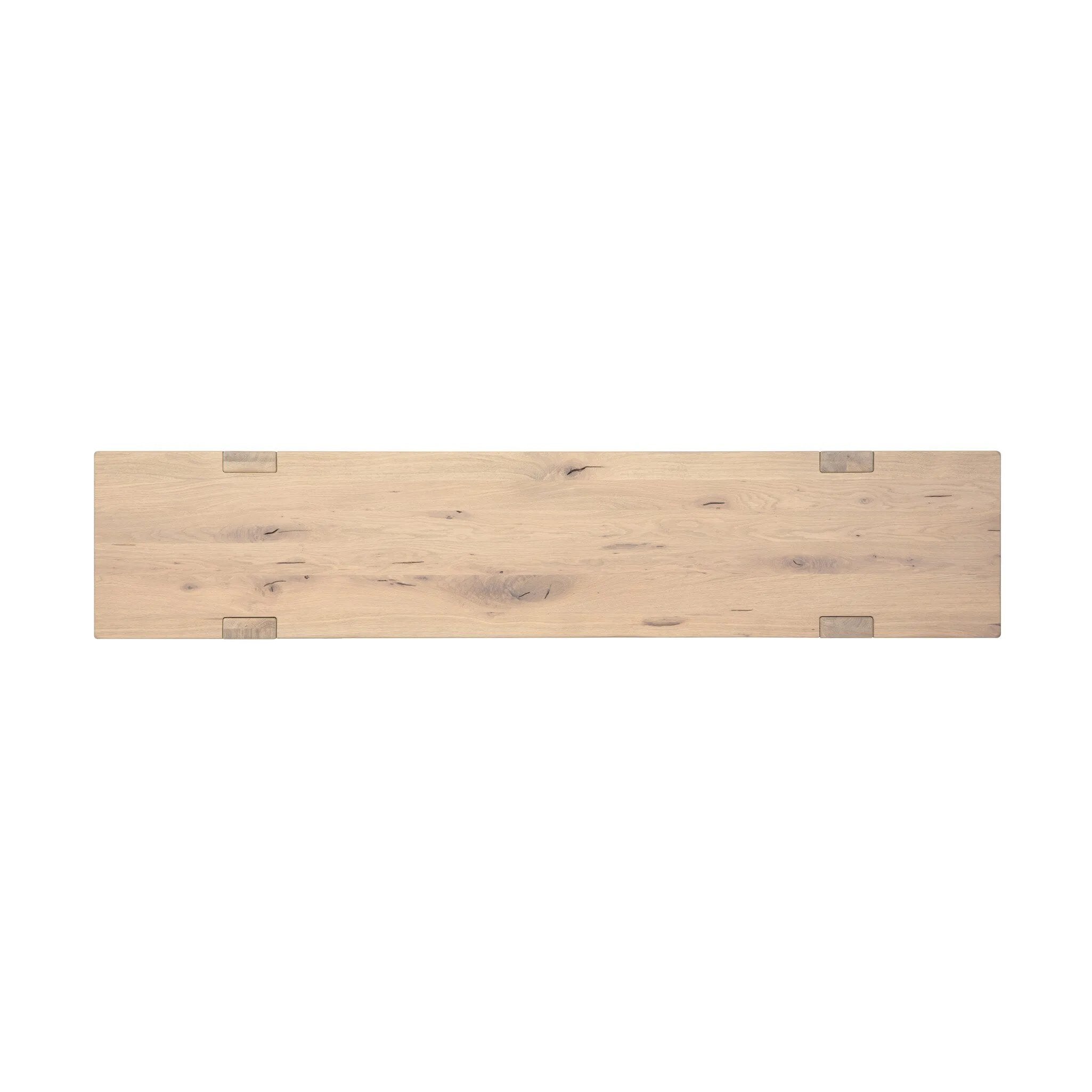 Bleached oak shapes a simple, open-style console table, with through-tenon joints for an updated farmhouse look.As enthusiasts of clean design at Amethyst, we love the warm modern inspired Matei Console Table - Bleached Oak. This item pairs well with other brands such as Surya and is perfect for eclectic homes Amethyst Home provides interior design, new home construction design consulting, vintage area rugs, and lighting in the Austin metro area.