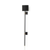 Featuring Maurice Matte Black Plaster Sconce by Four Hands at Amethyst Home. Housed behind a curved black shade, light beams with a soft glow both upward and downward from this plug-in sconce.  A  slim pole to hide the cord and a convenient switch on the backplate create a seamless look.Overall Dimensions: 8.00"w x 7.50"d x 50.00"hWeight : 6.61 lbsMaterials. Amethyst Home provides interior design, new home construction design consulting, vintage area rugs, and lighting in the Park City metro area.