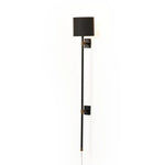 Featuring Maurice Matte Black Plaster Sconce by Four Hands at Amethyst Home. Housed behind a curved black shade, light beams with a soft glow both upward and downward from this plug-in sconce.  A  slim pole to hide the cord and a convenient switch on the backplate create a seamless look.Overall Dimensions: 8.00"w x 7.50"d x 50.00"hWeight : 6.61 lbsMaterial. Amethyst Home provides interior design, new home construction design consulting, vintage area rugs, and lighting in the Washington metro area.