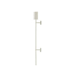 Featuring Maurice Matte White Plaster Sconce by Four Hands at Amethyst Home. Housed behind a curved black shade, light beams with a soft glow both upward and downward from this plug-in sconce.  A  slim pole to hide the cord and a convenient switch on the backplate create a seamless look.Overall Dimensions: 8.00"w x 7.50"d x 50.00"hWeight : 6.61 lbsMaterials: I. Amethyst Home provides interior design, new home construction design consulting, vintage area rugs, and lighting in the Austin metro area.