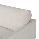 A minimalist form to redefine the contemporary sectional. Made from light, neutral high-performance with a slim profile, expert tailoring and plush cushions for comfort. Sleek metal legs and compact sizing make this piece a versatile anchor for smaller living spaces. Amethyst Home provides interior design, new home construction design consulting, vintage area rugs, and lighting in the Winter Garden metro area.