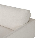 A minimalist form to redefine the contemporary sectional. Made from light, neutral high-performance with a slim profile, expert tailoring and plush cushions for comfort. Sleek metal legs and compact sizing make this piece a versatile anchor for smaller living spaces. Amethyst Home provides interior design, new home construction design consulting, vintage area rugs, and lighting in the Winter Garden metro area.