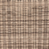 Traditional heritage shape on a grand scale. The outdoor chaise is crafted from durable natural teak in a gorgeous, woven pattern highlighting the texture's natural highs and lows. Oversized with deep-seated comfort for the ultimate outdoor lounge. Cover or store indoors during inclement weather and when not in use. Amethyst Home provides interior design, new home construction design consulting, vintage area rugs, and lighting in the Laguna Beach metro area.