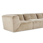 Featuring Miles Boden Pewter 3Pc Sectional Sofa by Four Hands at Amethyst Home. Modularity at its best — and comfiest. Three piece sectional covered in a plush fabric that's luxuriously soft to the touch. Overall Dimensions: 125.75"w x 44.50"d x 28.25"h. Amethyst Home provides interior design, new home construction design consulting, vintage area rugs, and lighting in the Dallas metro area.