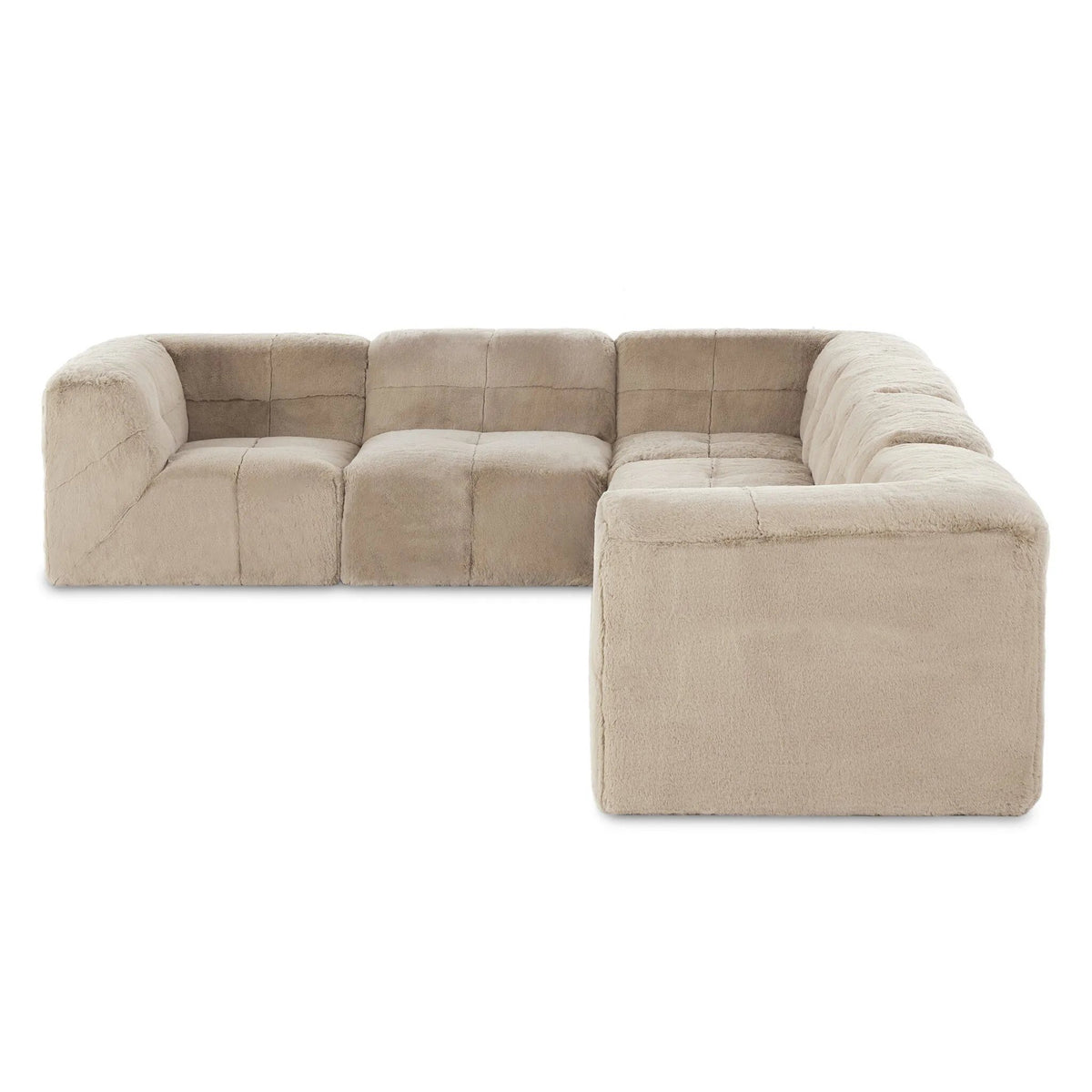 Miles Boden Pewter 6Pc Sectional | shipping 10/10/2025