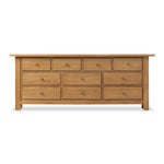 Drawing inspiration from a vintage general store counter, a storage-driven dresser reflects traditional and functional design. Thick oak legs with softened corners provide sturdy support, while oak knobs add a classic touch. An inset tray top and a versatile drawer configuration offer ample storage Amethyst Home provides interior design, new home construction design consulting, vintage area rugs, and lighting in the Salt Lake City metro area.
