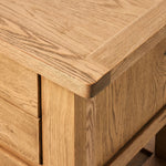 Featuring Millbrook Natural Light Oak Veneer Nightstand by Four Hands at Amethyst Home. Made from light, natural oak, the design of this two-drawer nightstand is inspired by a vintage general store counter. Softened corners and simple knob complete its heritage charm.Overall Dimensions: 38.00"w x 22.00"d x 27.00"hWeight : 90.08 lbsMaterials : Oak Veneer, S. Amethyst Home provides interior design, new home construction design consulting, vintage area rugs, and lighting in the Washington metro area.