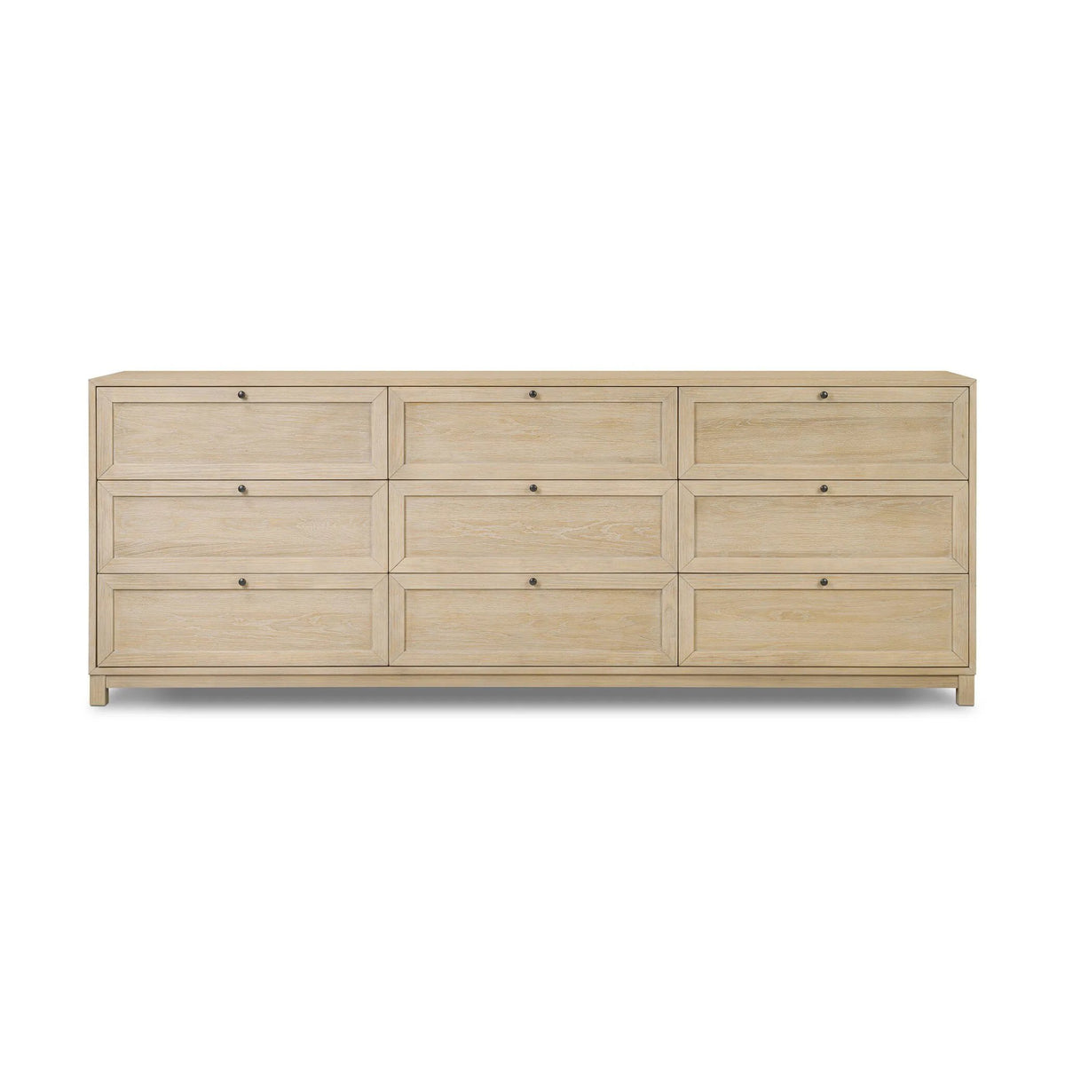 Millie 9 Drawer Dresser - Light Bleach Oak | shipping 12/25/2025