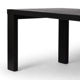 Featuring Millie Drifted Matte Black Veneer Dining Table by Four Hands at Amethyst Home. Angled legs place a modern twist on the timeless Parsons table. Versatile black-finished oak moves between styles and color palettes with ease.
Overall Dimensions: 35.0" L x 72.0 " W x 30.0" H
Materials: Oak Veneer, Solid Oak, Poplar PlywoodWeight: 154.32 lbs. Amethyst Home provides interior design, new home construction design consulting, vintage area rugs, and lighting in the Monterey metro area.