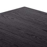 Featuring Millie Drifted Matte Black Veneer Dining Table by Four Hands at Amethyst Home. Angled legs place a modern twist on the timeless Parsons table. Versatile black-finished oak moves between styles and color palettes with ease.
Overall Dimensions: 35.0" L x 72.0 " W x 30.0" H
Materials: Oak Veneer, Solid Oak, Poplar PlywoodWeight: 154.32 lbs. Amethyst Home provides interior design, new home construction design consulting, vintage area rugs, and lighting in the Nashville metro area.