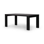 Featuring Millie Drifted Matte Black Veneer Dining Table by Four Hands at Amethyst Home. Angled legs place a modern twist on the timeless Parsons table. Versatile black-finished oak moves between styles and color palettes with ease.
Overall Dimensions: 35.0" L x 72.0 " W x 30.0" H
Materials: Oak Veneer, Solid Oak, Poplar PlywoodWeight: 154.32 lbs. Amethyst Home provides interior design, new home construction design consulting, vintage area rugs, and lighting in the Washington metro area.