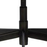 Contemporary details meet traditional design. Thin black oak frames a woven rattan back, offering an elevated take on the everyday desk chair.As fans of wabi sabi materials at Amethyst, we love the designer inspired Mischa Desk Chair. This item pairs well with other brands such as Visual Comfort and is perfect for minimalist homes Amethyst Home provides interior design, new home construction design consulting, vintage area rugs, and lighting in the Dallas metro area.