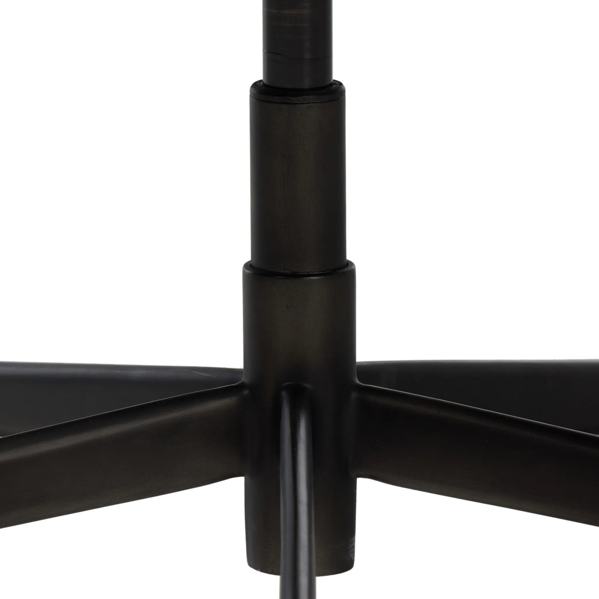 Contemporary details meet traditional design. Thin black oak frames a woven rattan back, offering an elevated take on the everyday desk chair.As fans of wabi sabi materials at Amethyst, we love the designer inspired Mischa Desk Chair. This item pairs well with other brands such as Visual Comfort and is perfect for minimalist homes Amethyst Home provides interior design, new home construction design consulting, vintage area rugs, and lighting in the Dallas metro area.