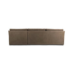 This two-piece sectional is defined by slightly sloping, flared arms and a floor-length slipcover. Finished in a soft, tight weave slipcover for a traditional style. Durable and soft to the touch, Libeco™-sourced linens are artisan-made and free of toxic chemicals. Slipcovered styles are fully removable and machine-washable for easy care Amethyst Home provides interior design, new home construction design consulting, vintage area rugs, and lighting in the Austin metro area.