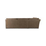 This three-piece sectional is defined by slightly sloping, flared arms and a floor-length slipcover. Finished in a soft, tight weave slipcover for a traditional style. Durable and soft to the touch, Libeco™-sourced linens are artisan-made and free of toxic chemicals. Slipcovered styles are fully removable and machine-washable for easy care Amethyst Home provides interior design, new home construction design consulting, vintage area rugs, and lighting in the Miami metro area.