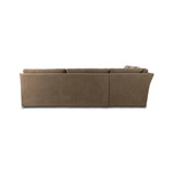 This three-piece sectional is defined by slightly sloping, flared arms and a floor-length slipcover. Finished in a soft, tight weave slipcover for a traditional style. Durable and soft to the touch, Libeco™-sourced linens are artisan-made and free of toxic chemicals. Slipcovered styles are fully removable and machine-washable for easy care Amethyst Home provides interior design, new home construction design consulting, vintage area rugs, and lighting in the Miami metro area.