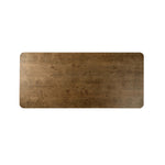 This monolithic piece features a grand plinth base, subtly rounded corners and bullnose edges. A mix of solid oak and oak veneer offers the best of both worlds: beautiful movement from the natural oak graining and added character from the burl veneer finish. Amethyst Home provides interior design, new home construction design consulting, vintage area rugs, and lighting in the Los Angeles metro area.