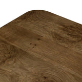 This monolithic piece features a grand plinth base, subtly rounded corners and bullnose edges. A mix of solid oak and oak veneer offers the best of both worlds: beautiful movement from the natural oak graining and added character from the burl veneer finish. Amethyst Home provides interior design, new home construction design consulting, vintage area rugs, and lighting in the Tampa metro area.