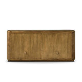 Finished in a unique rye, a mix of solid oak and oak veneer shape a simplified four-door sideboard, with subtly rounded corners for a touch of softness. Large, exaggerated hardware finishes the look.As fans of natural aesthetics at Amethyst, we love the nature inspired Morley Sideboard - Rye Medium Burl Oak Veneer. Amethyst Home provides interior design, new home construction design consulting, vintage area rugs, and lighting in the Boston metro area.