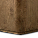 Finished in a unique rye, a mix of solid oak and oak veneer shape a simplified four-door sideboard, with subtly rounded corners for a touch of softness. Large, exaggerated hardware finishes the look.As fans of natural aesthetics at Amethyst, we love the nature inspired Morley Sideboard - Rye Medium Burl Oak Veneer. Amethyst Home provides interior design, new home construction design consulting, vintage area rugs, and lighting in the Charlotte metro area.