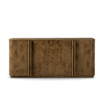 Finished in a unique rye, a mix of solid oak and oak veneer shape a simplified four-door sideboard, with subtly rounded corners for a touch of softness. Large, exaggerated hardware finishes the look.As fans of natural aesthetics at Amethyst, we love the nature inspired Morley Sideboard - Rye Medium Burl Oak Veneer. Amethyst Home provides interior design, new home construction design consulting, vintage area rugs, and lighting in the Portland metro area.