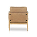 Featuring Navarro Palermo Drift Chair by Four Hands at Amethyst Home. Safari inspiration meets zen aspirations. A cylindrical frame is crafted, smoothed and rounded from solid ash wood. Includes two loose feather-blend cushions covered in subtly distressed thick cut leather in a neutral taupe hue for a monochromatic look. Overall Dimensions: 27.75"w x 3. Amethyst Home provides interior design, new home construction design consulting, vintage area rugs, and lighting in the Winter Garden metro area.